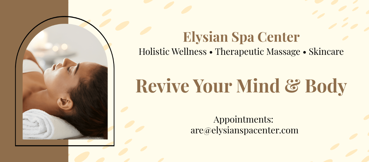 Free Aesthetic Spa Center Facebook Cover Template to Edit Online