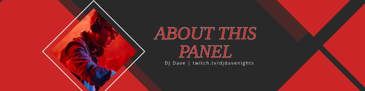 Free Twitch Panel Banner Template