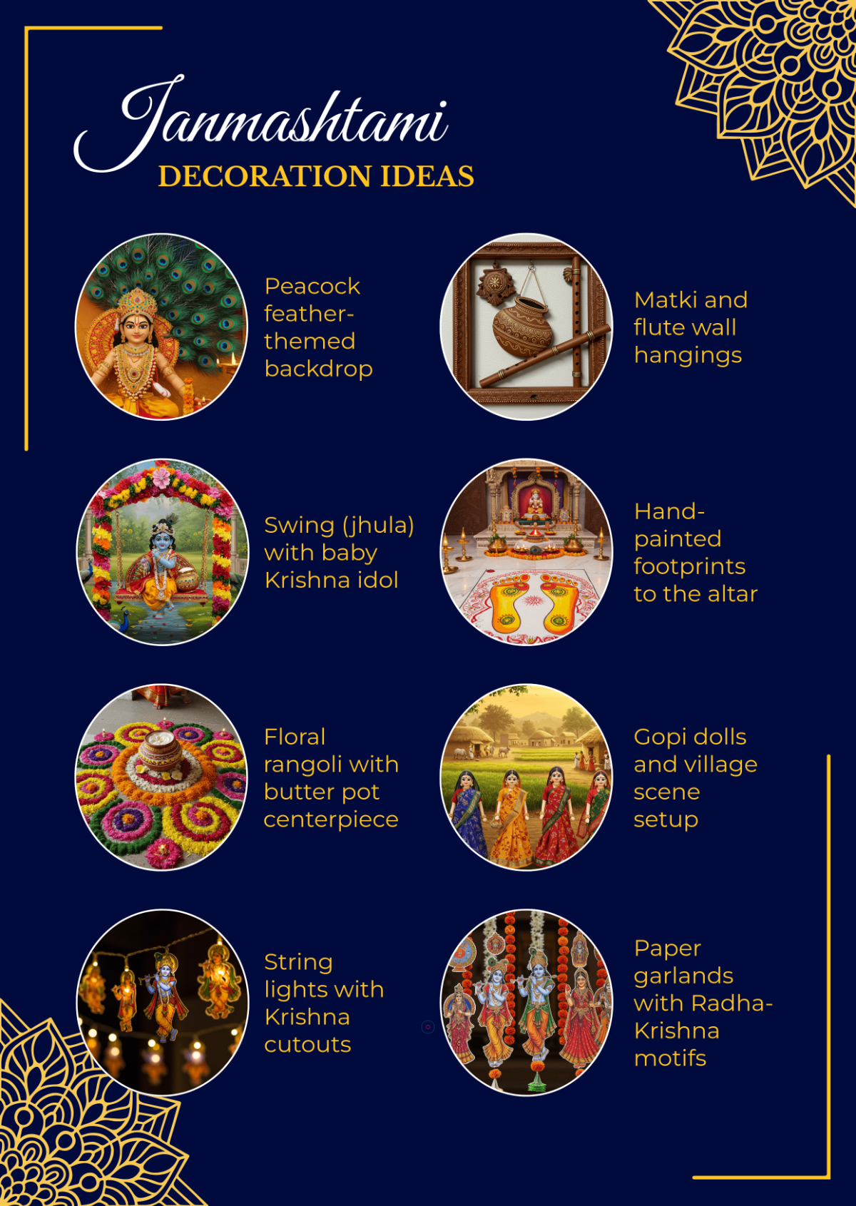 Free Janmashtami Decoration Ideas Template
