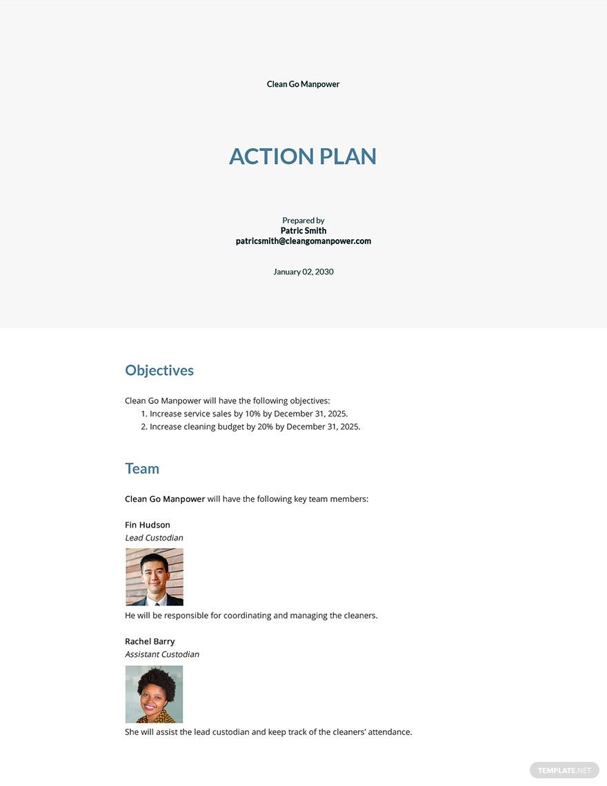 cleaning-action-plan-template-google-docs-word-apple-pages-pdf