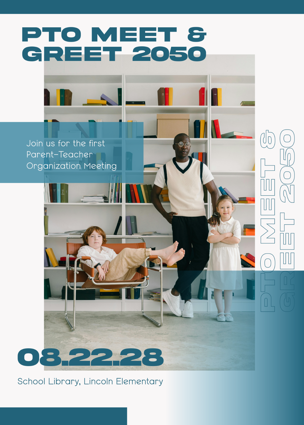 Free Back To School PTO Meeting Invitation Template to Edit Online