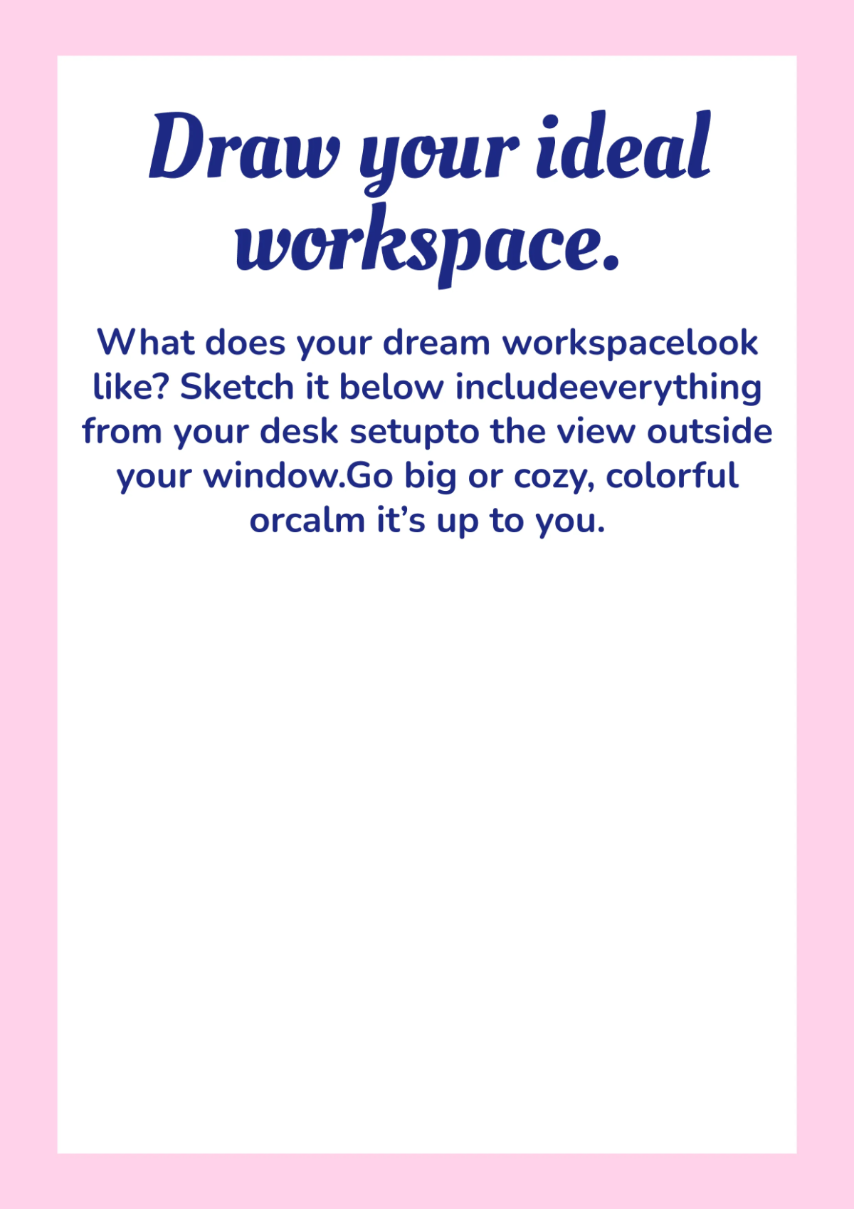 Free Workbook Template to Edit Online