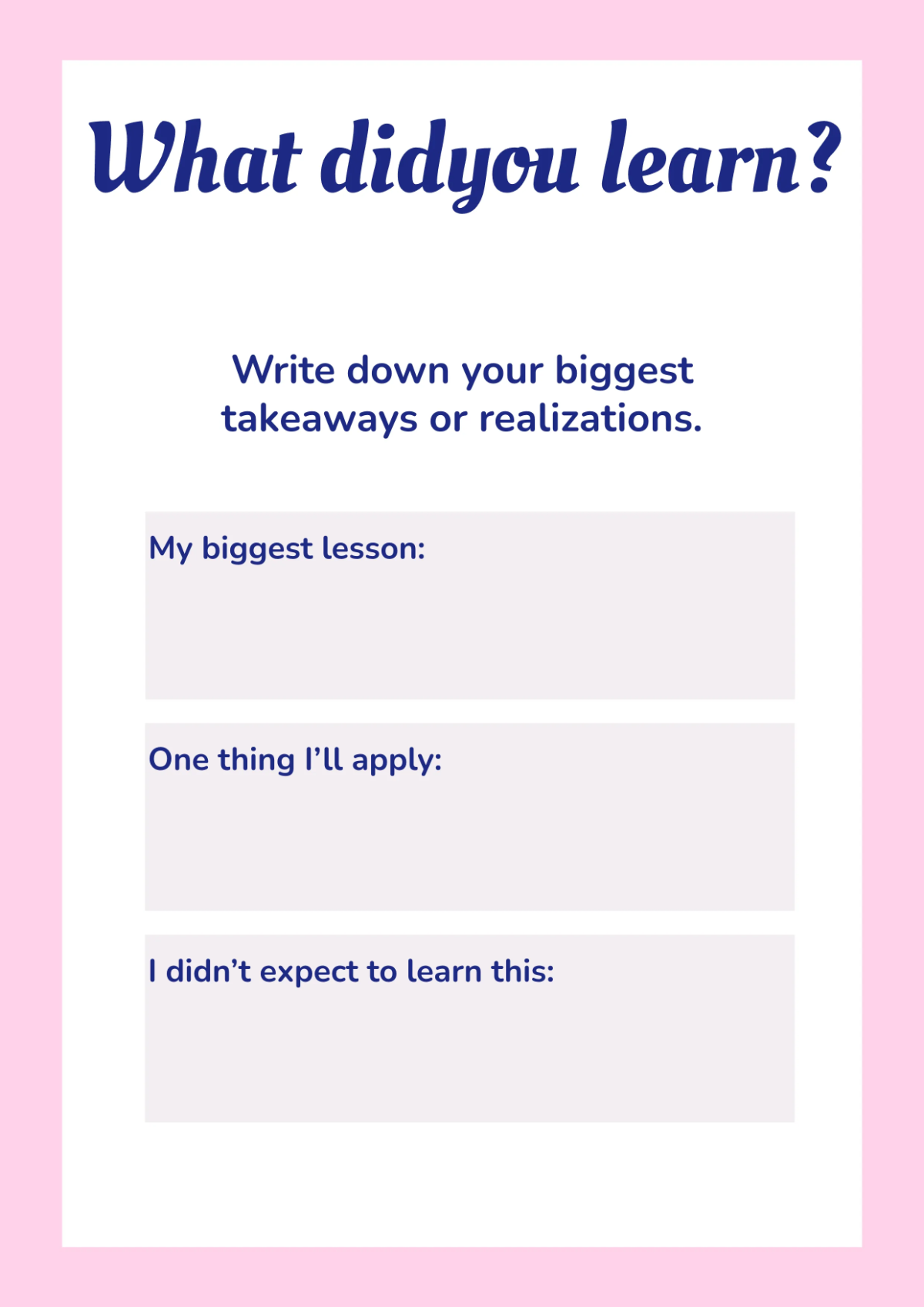 Free Workbook Template to Edit Online