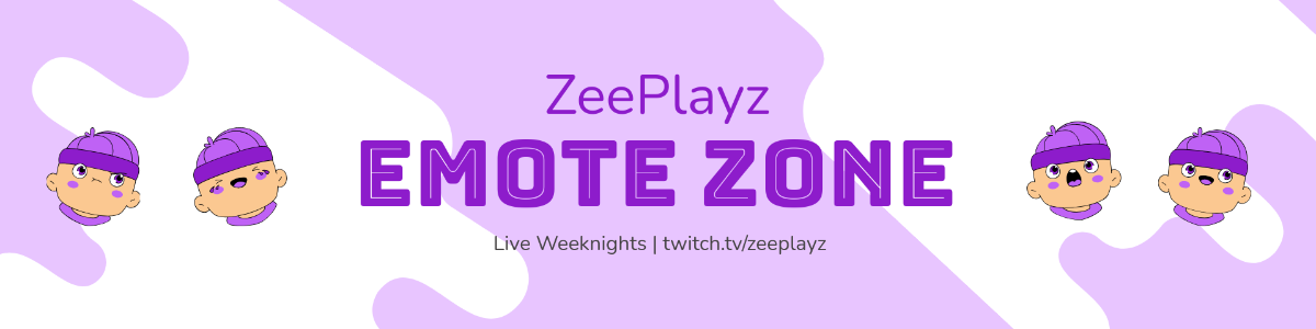 Free Emote Twitch Banner Template