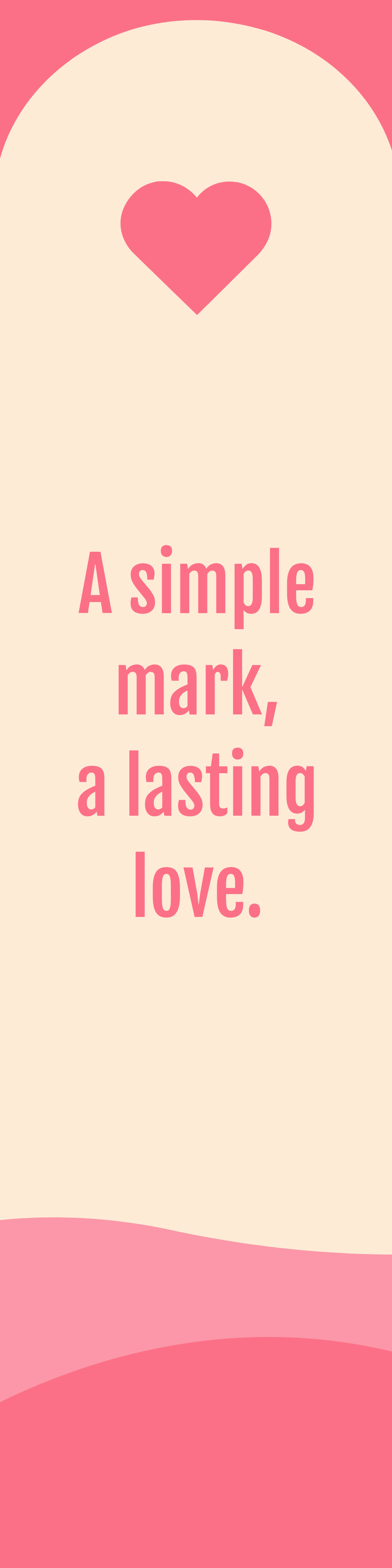 Free Aesthetic Valentine Coloring Bookmark Template