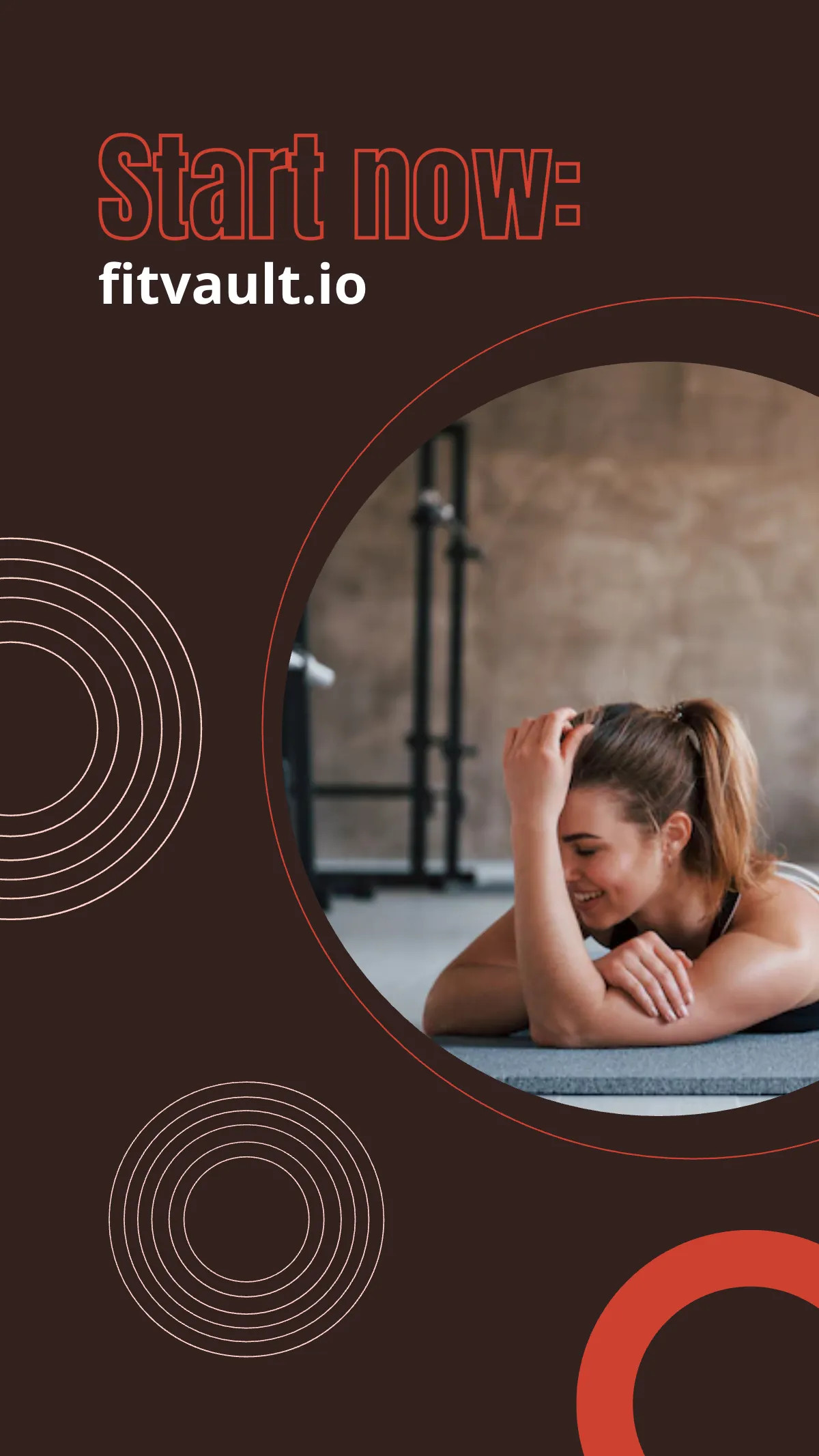 Free Fitness Program App Instagram Story Template to Edit Online