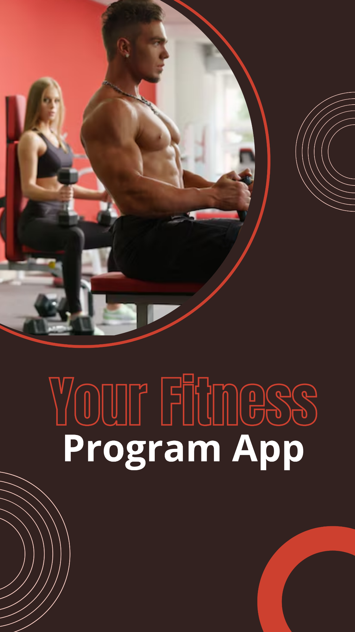 Free Fitness Program App Instagram Story Template