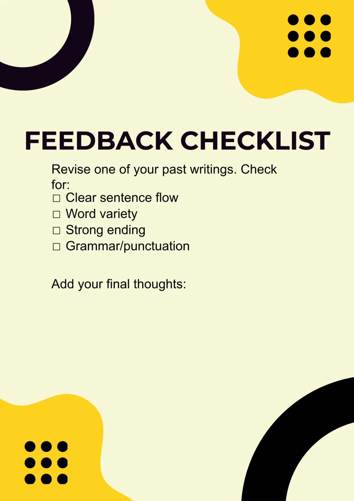 Free Modern Writing Workbook Template to Edit Online