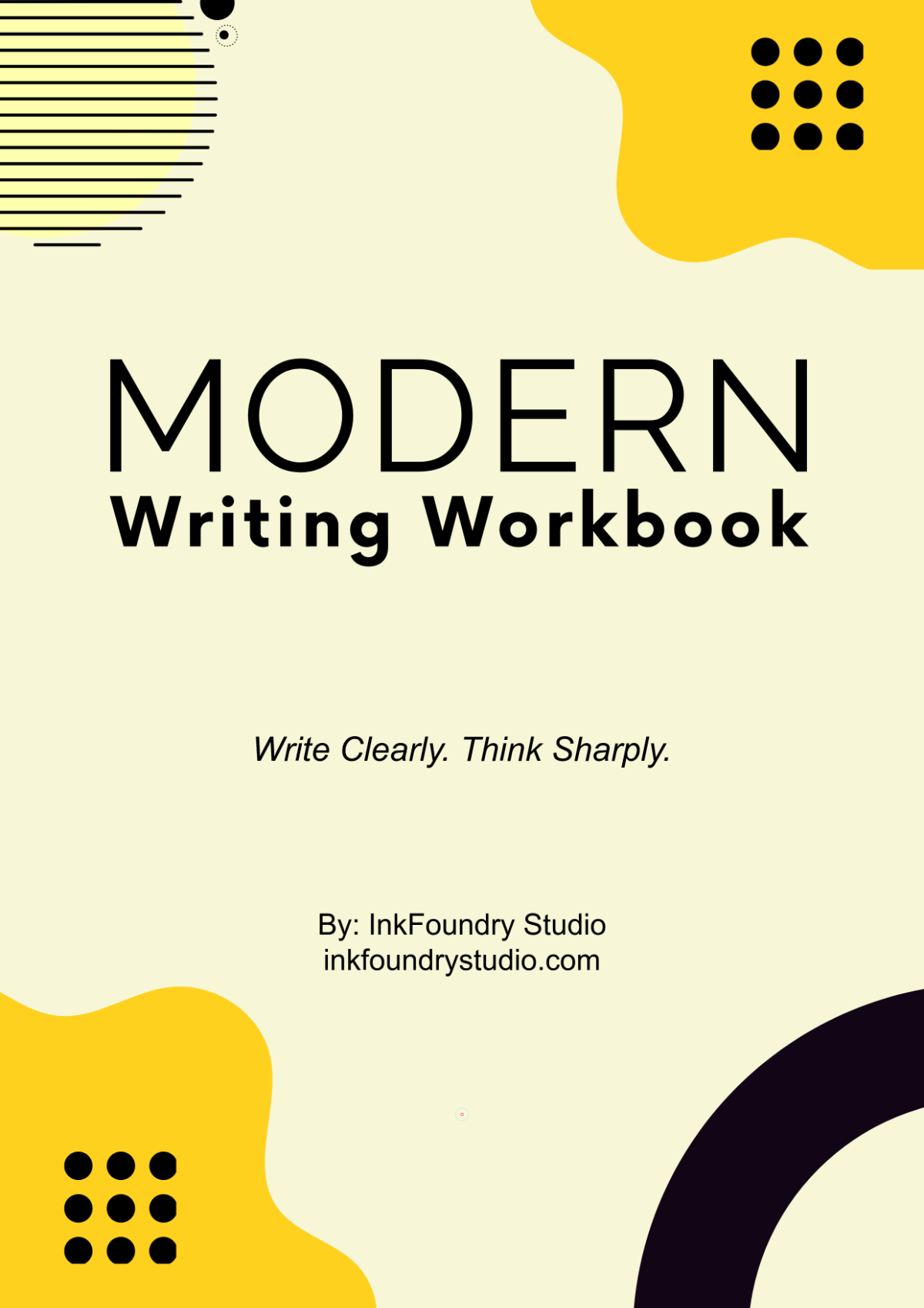 Modern Writing Workbook Template