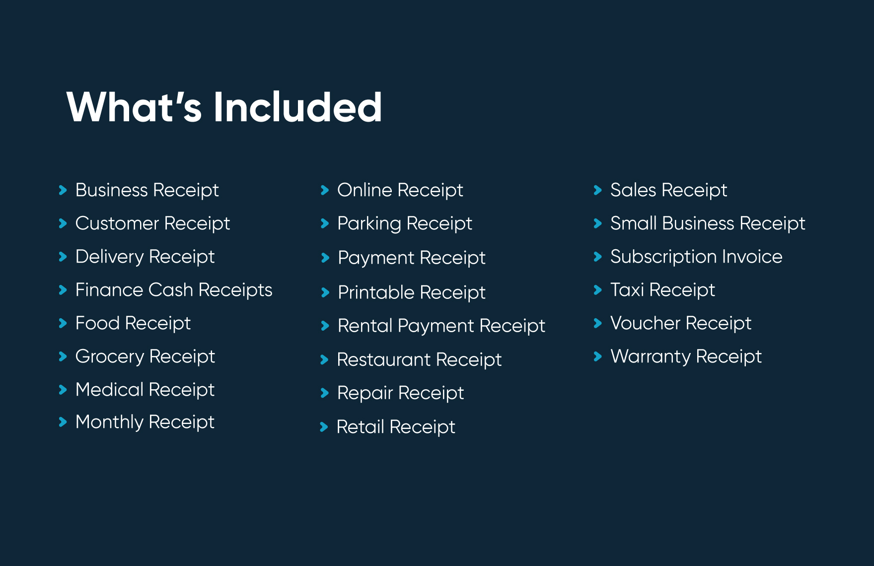 20+ Receipt Vault Pro Template Bundle
