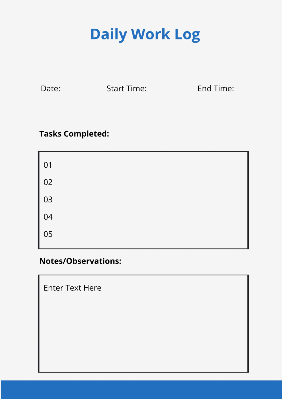 Free Professional Log Workbook Template to Edit Online