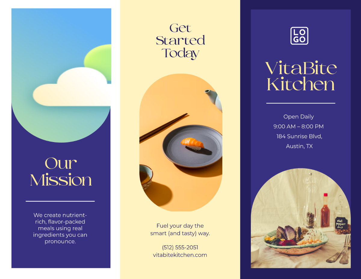 Free Healthy Food Brochure Template