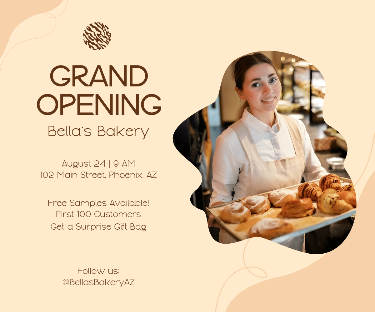 Free Grand Opening Event Banner Template to Edit Online