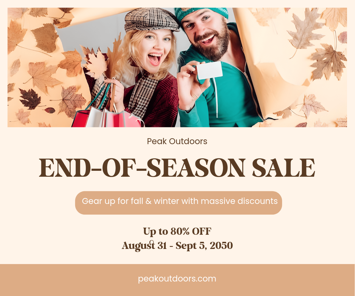 Free End-of-Season Event Banner Template