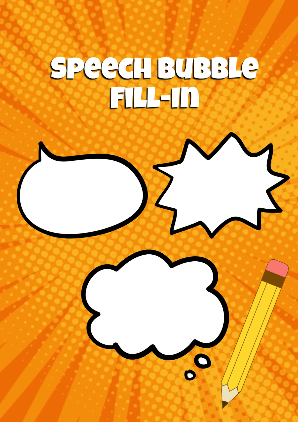 Free Colorful Comic Workbook Template to Edit Online