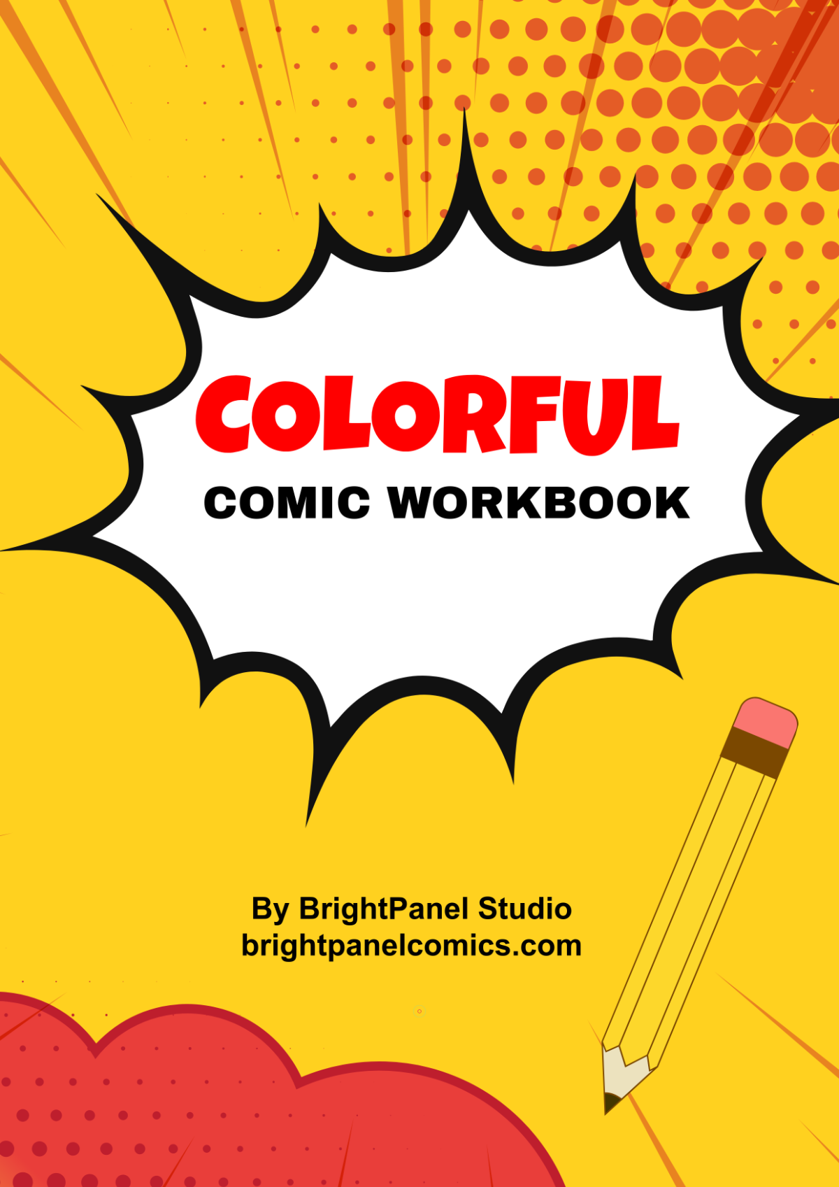 Free Colorful Comic Workbook Template to Edit Online