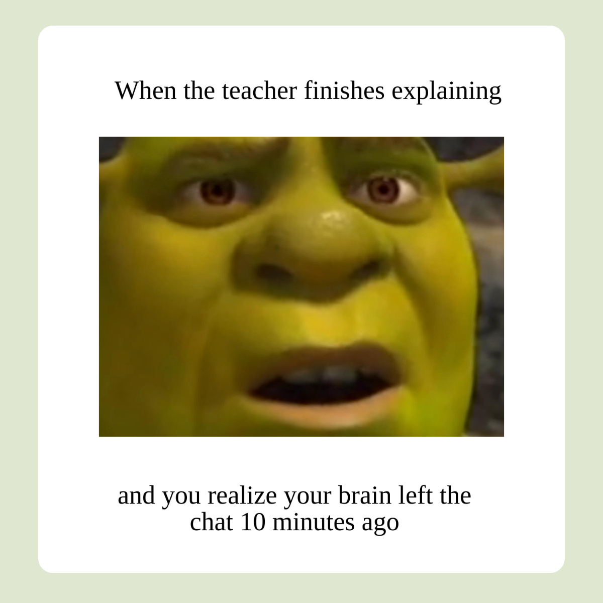 Free Back To School Meme for Students Template