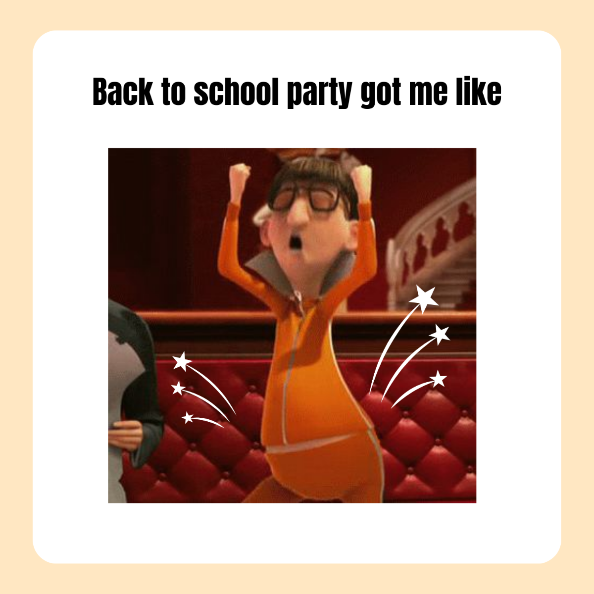 Free Aesthetic Back To School Party Meme Template