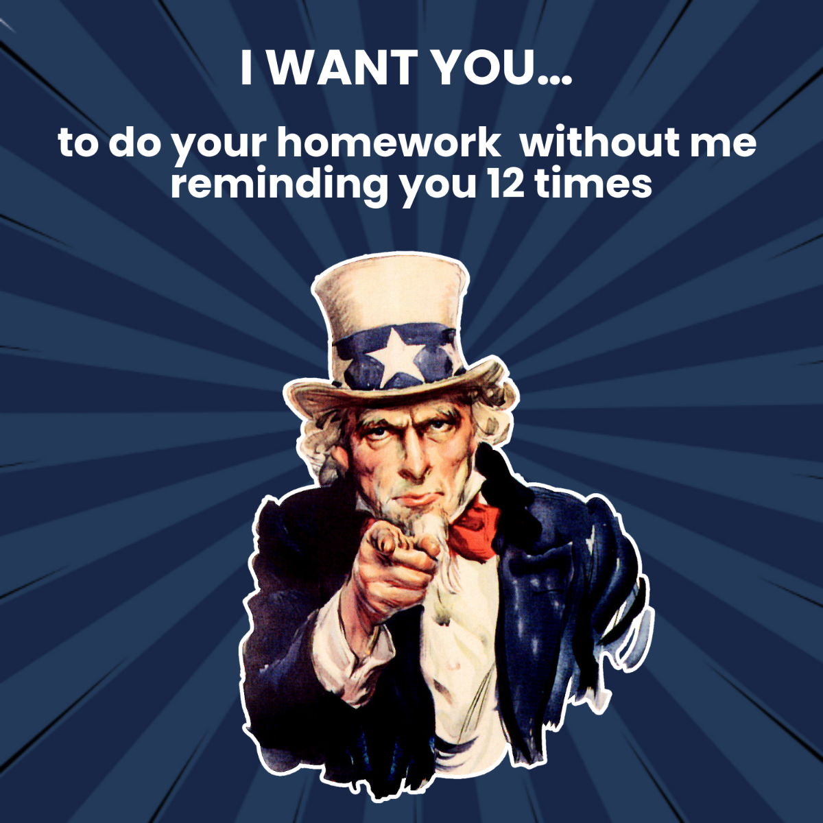 Free I Want You Back To School Meme Template