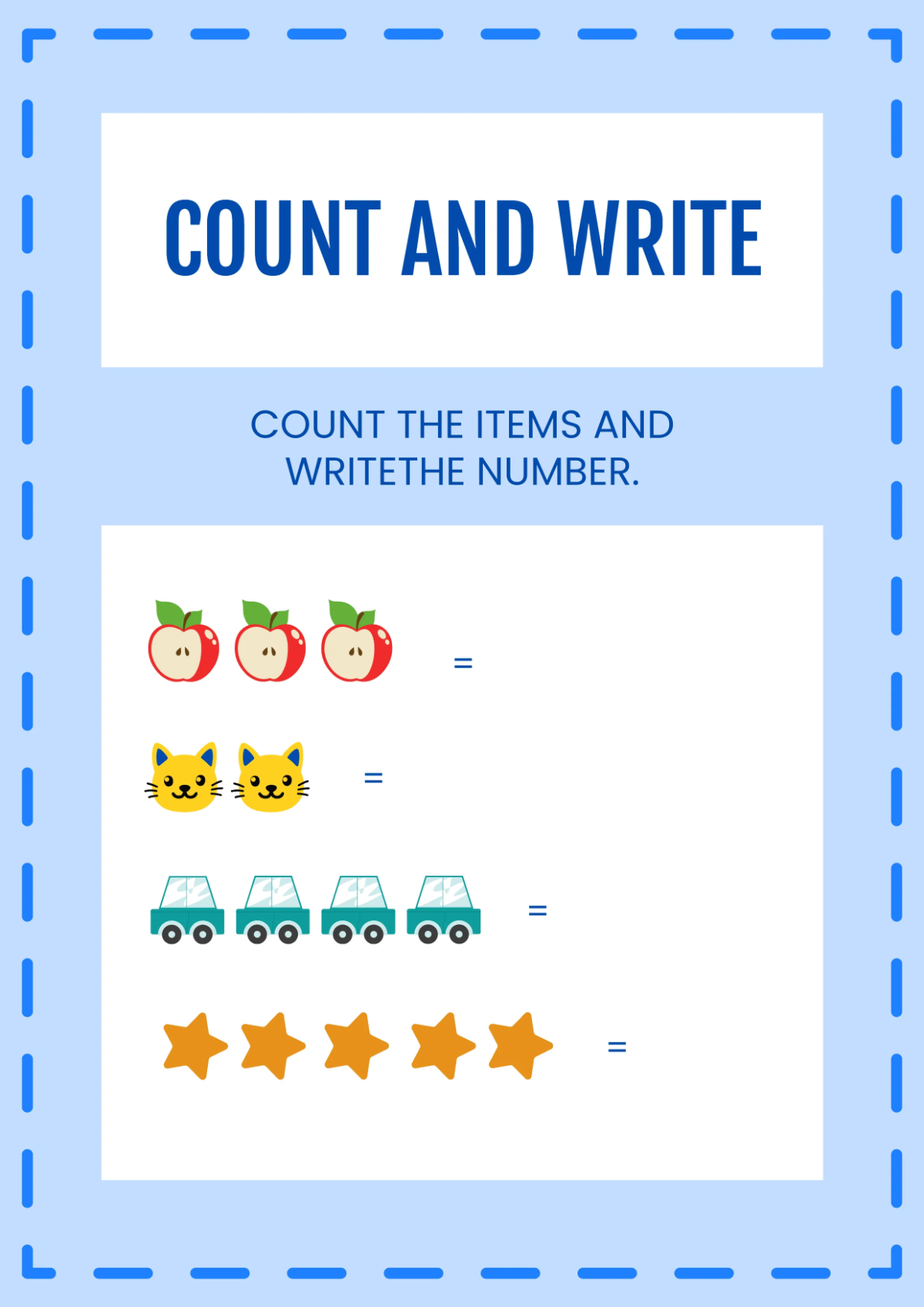 Free Workbook for Kids Learning Template to Edit Online