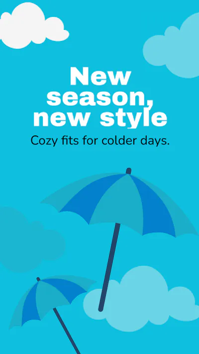Free Monsoon Season Instagram Story Template to Edit Online