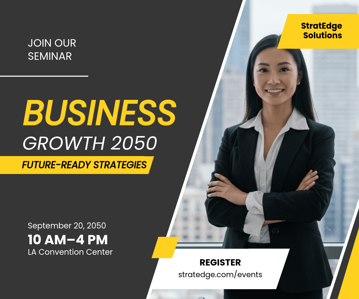 Free Business Event Banner Template