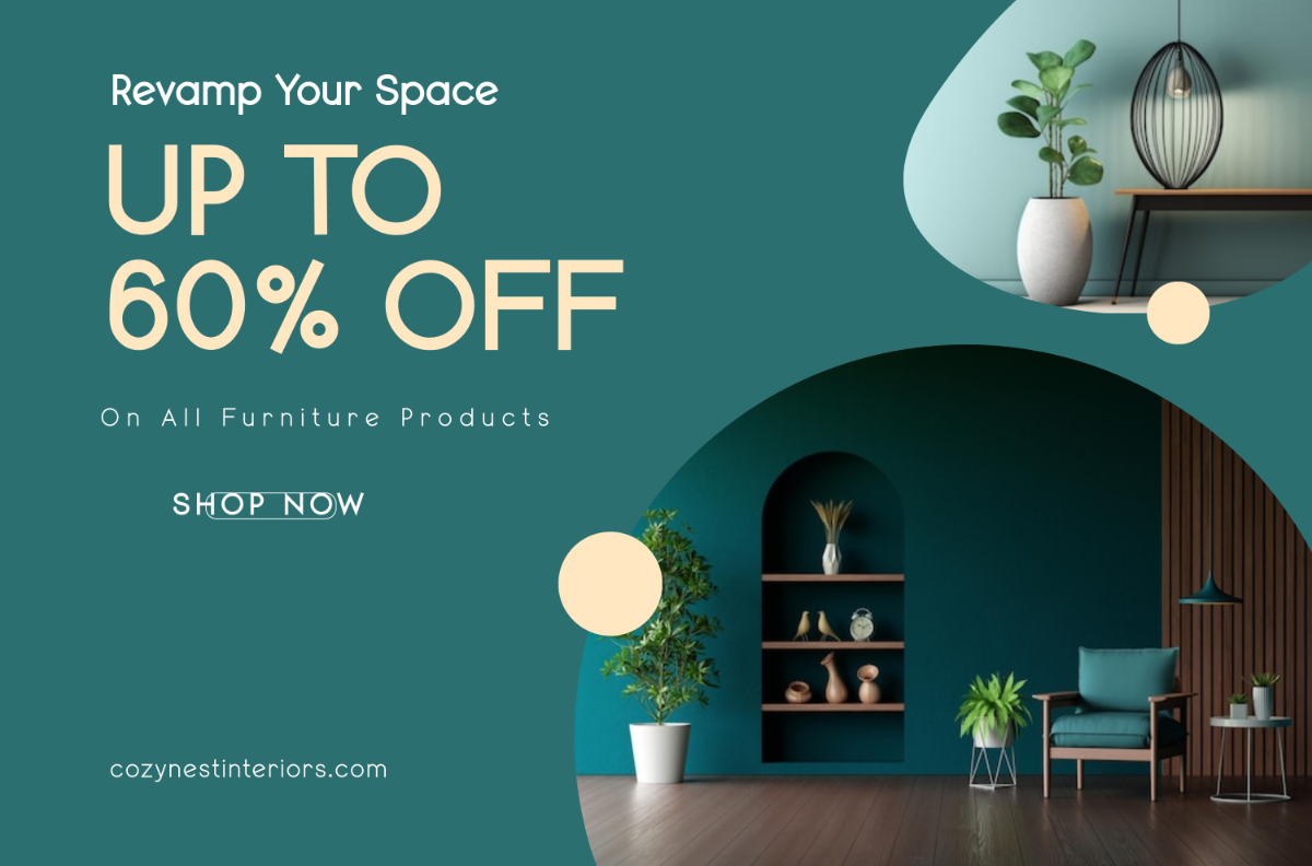 Free Modern Furniture Sale Banner Template