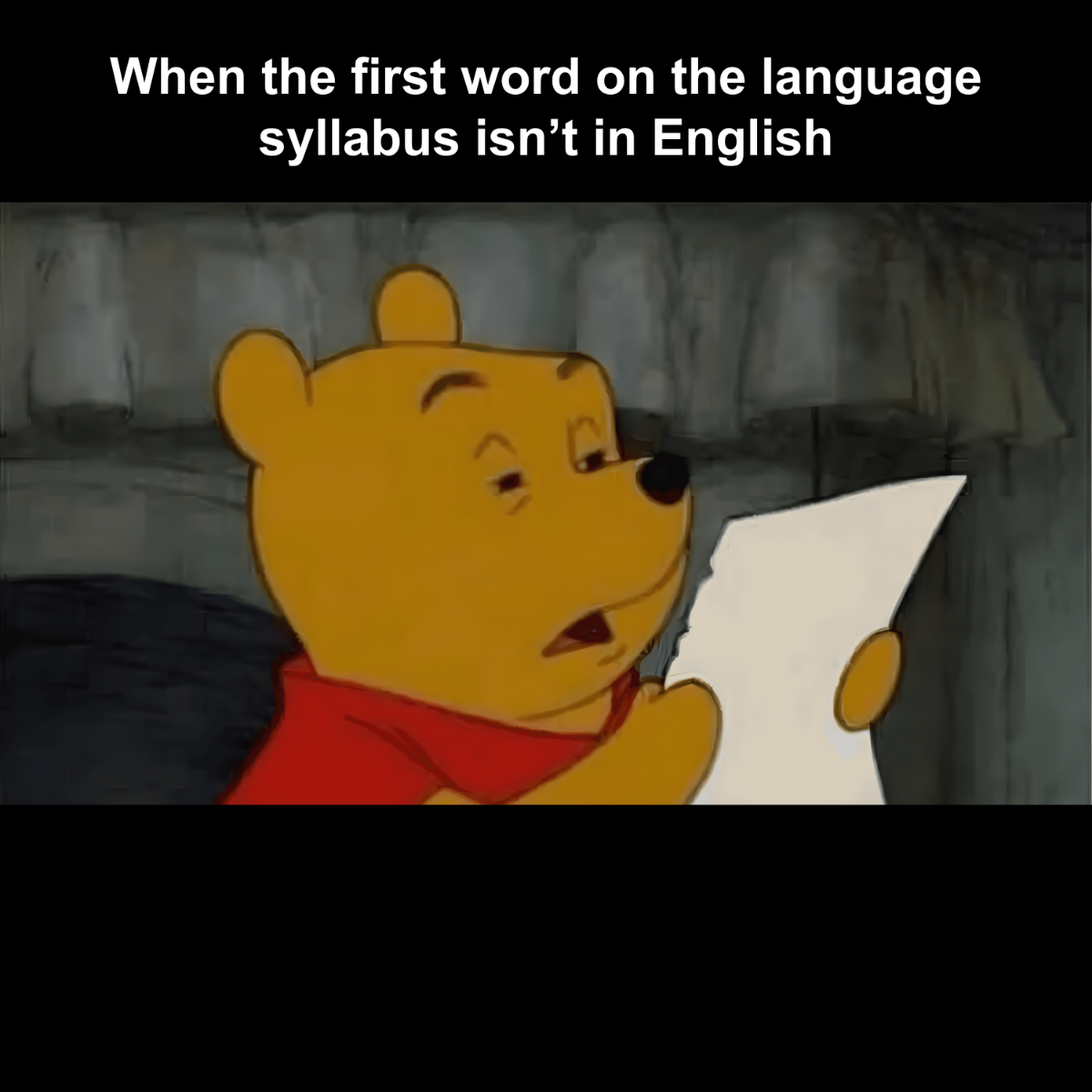 Free Language Back To School Meme Template