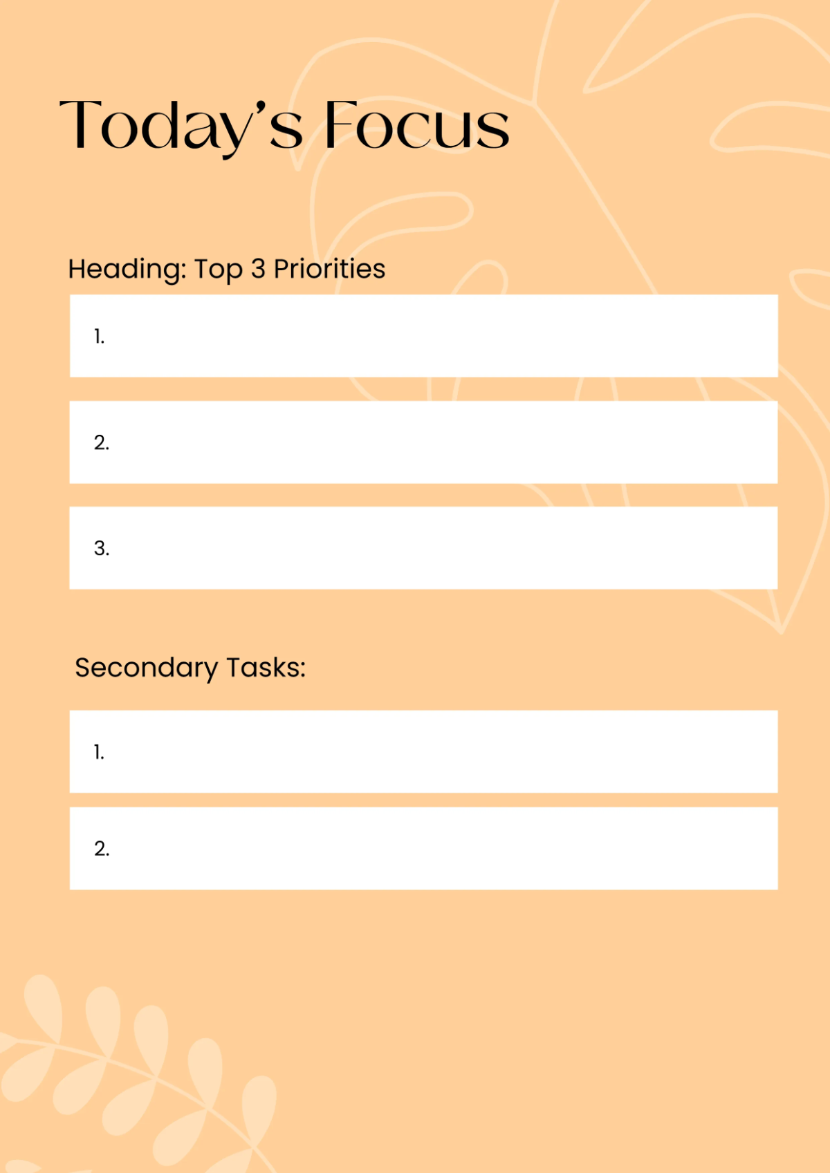 Free Daily Planner Workbook Template to Edit Online