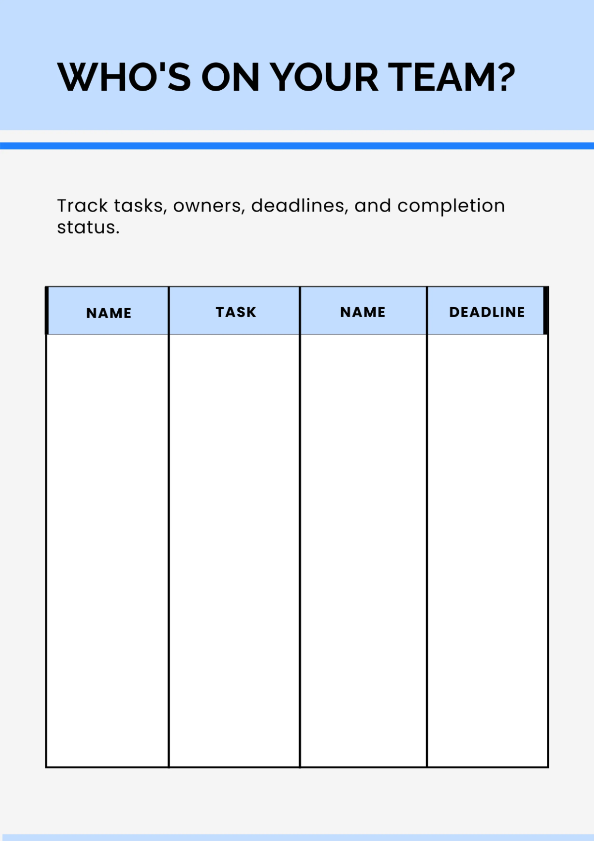 Free Management Workbook Template to Edit Online
