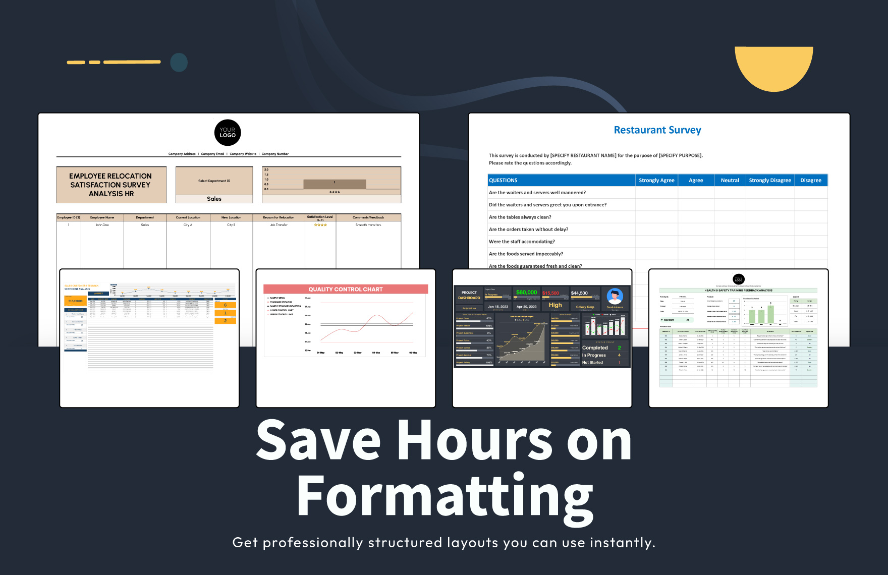 50+ Professional Datasheet Template Bundle