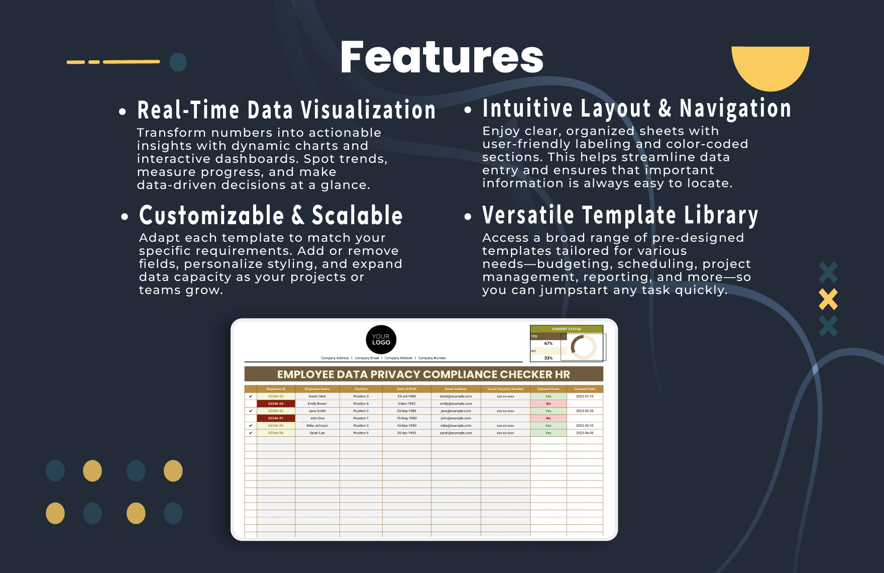 50+ Professional Datasheet Template Bundle