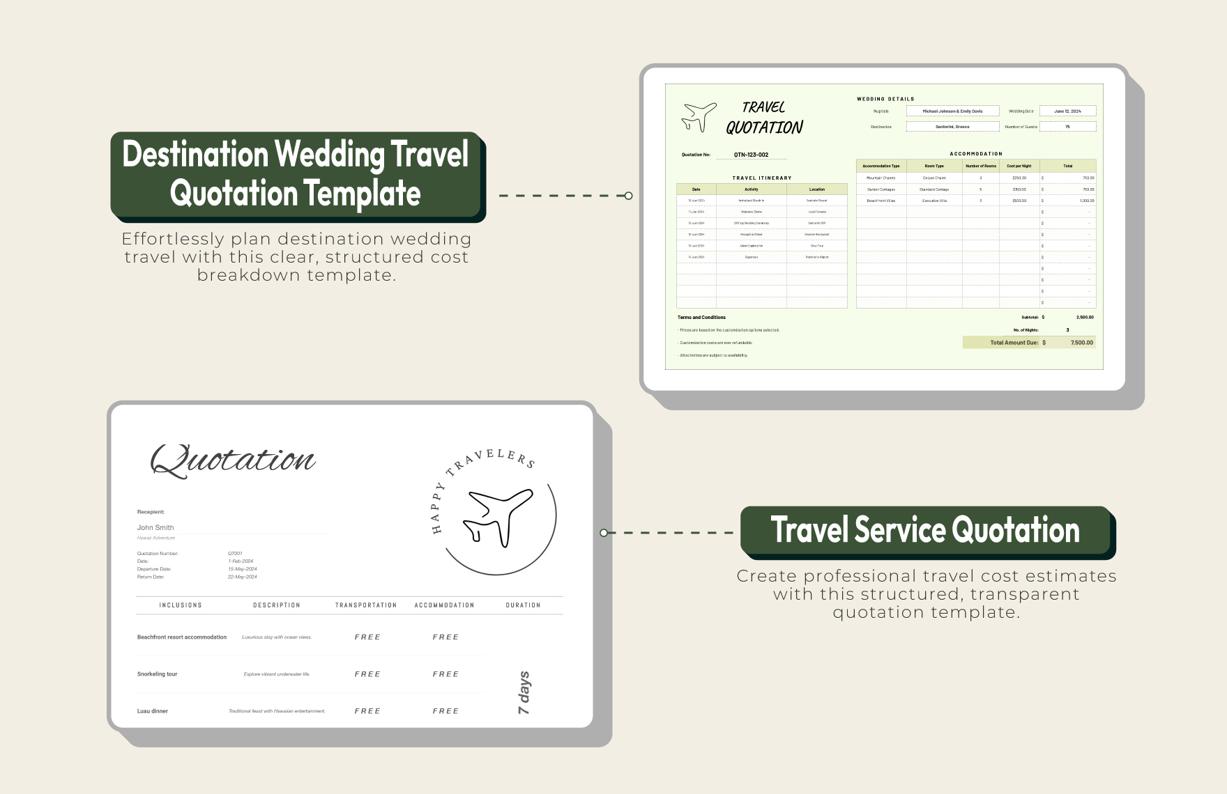 20+ Travel Quotation Master Template Bundle