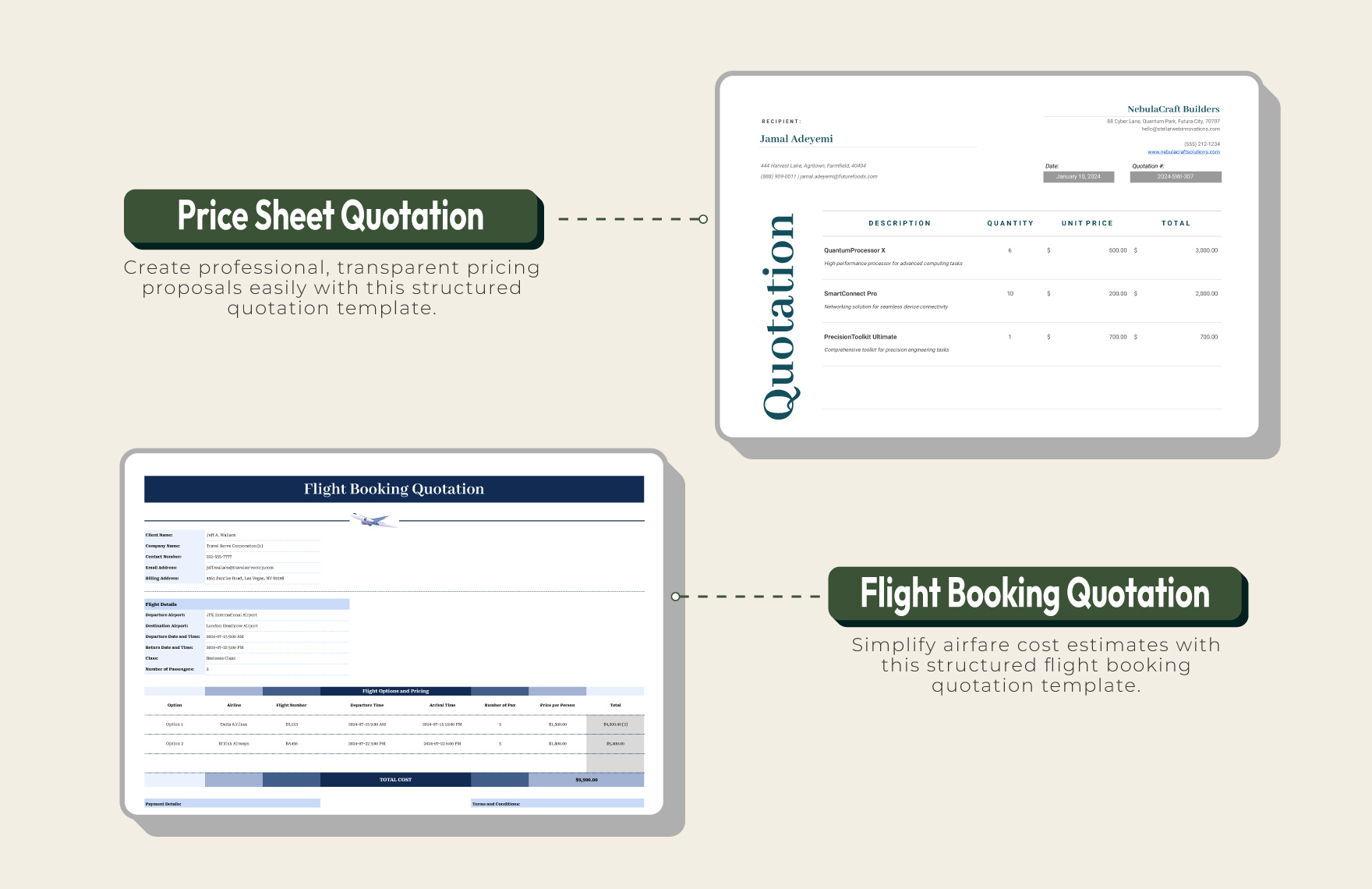 20+ Travel Quotation Master Template Bundle
