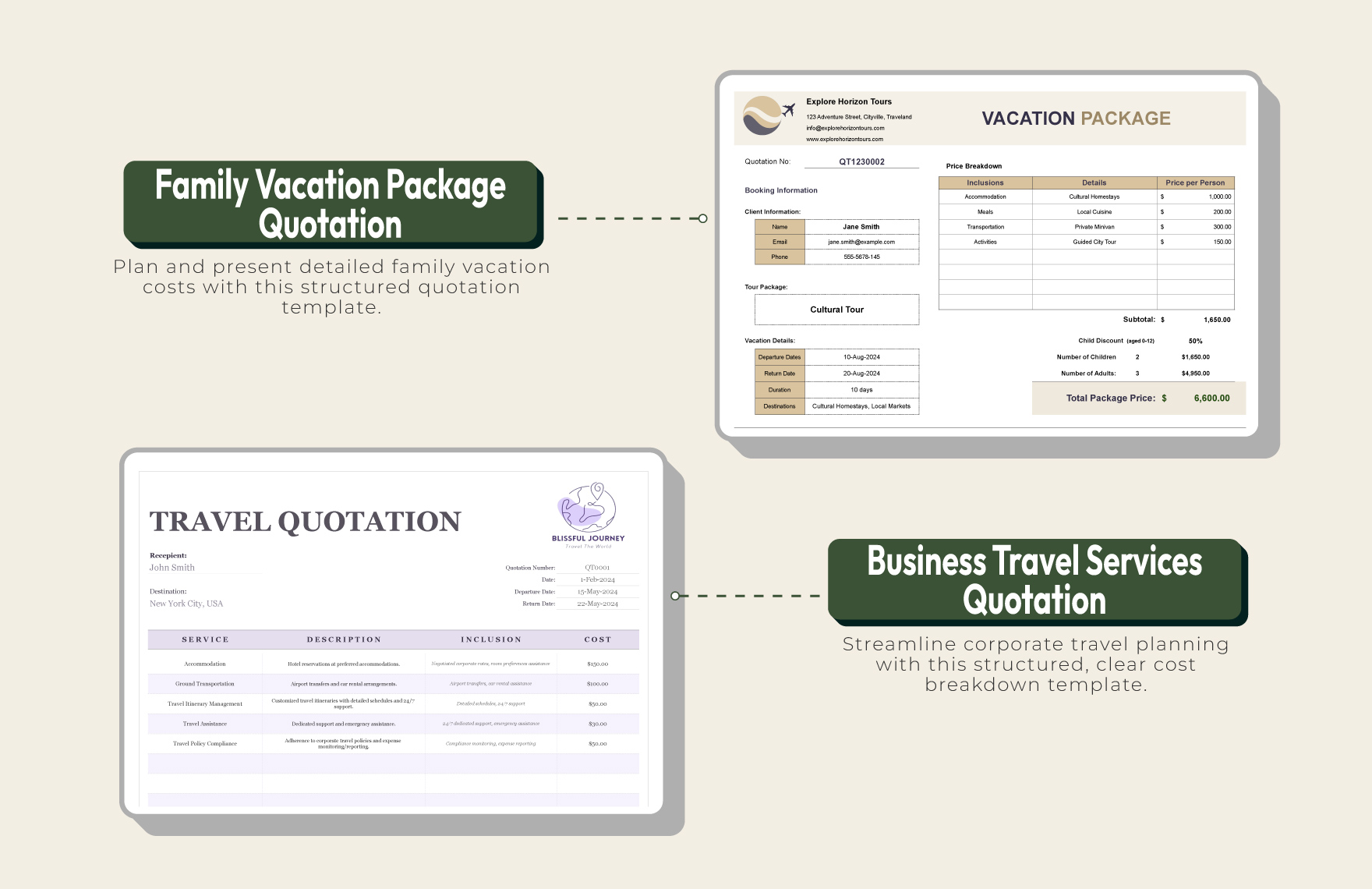 20+ Travel Quotation Master Template Bundle