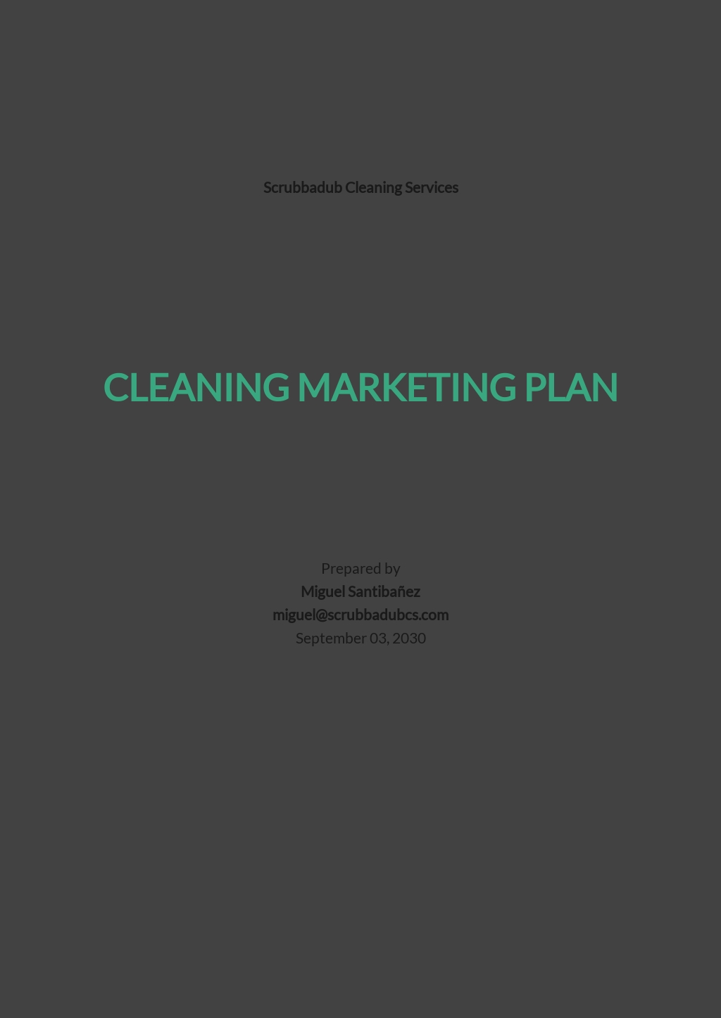 15+ FREE Cleaning Services Plan Templates [Edit & Download]