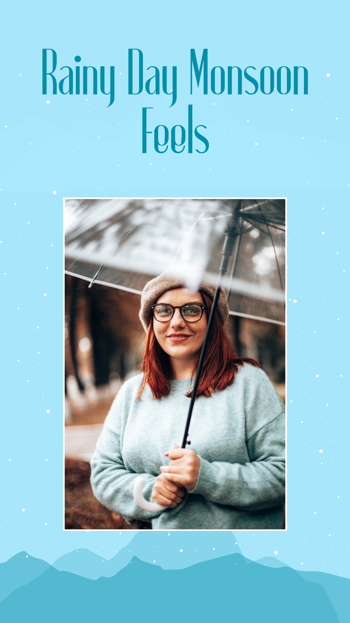 Free Rainy Day Monsoon Instagram Story Template