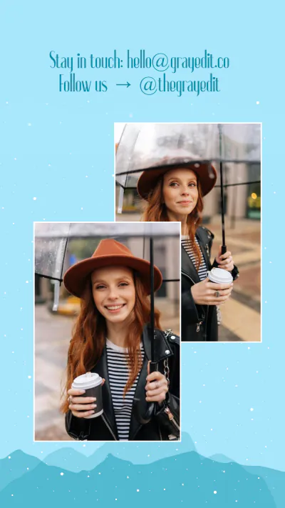 Free Rainy Day Monsoon Instagram Story Template to Edit Online