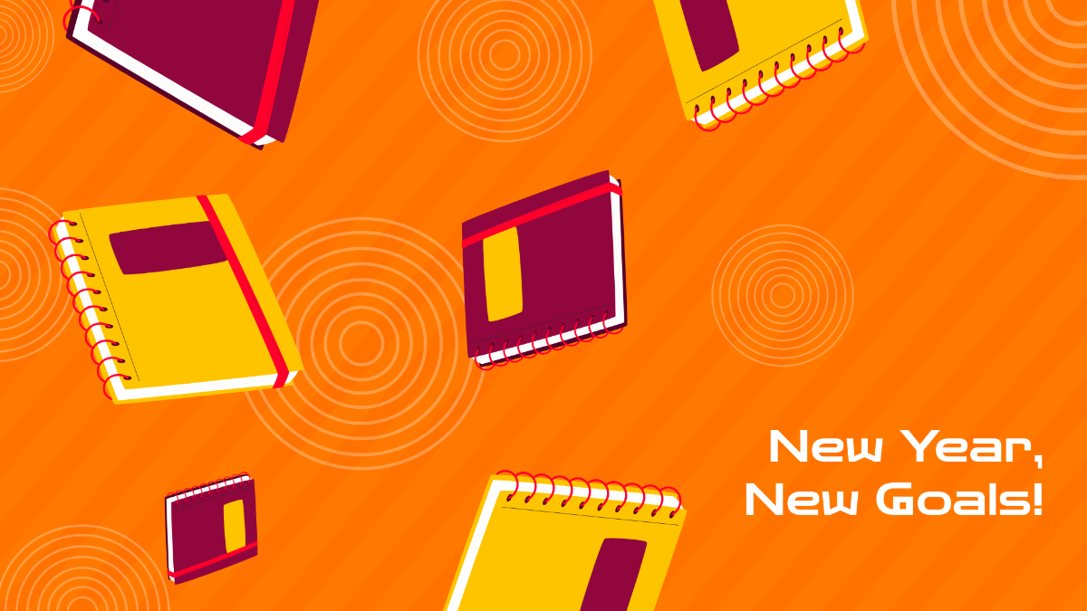 Free Modern Back To School Notebook Background Template to Edit Online
