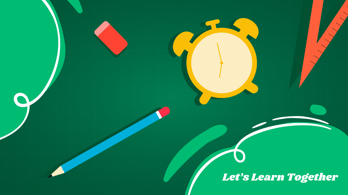 Free Back To School Presentation Background Template to Edit Online