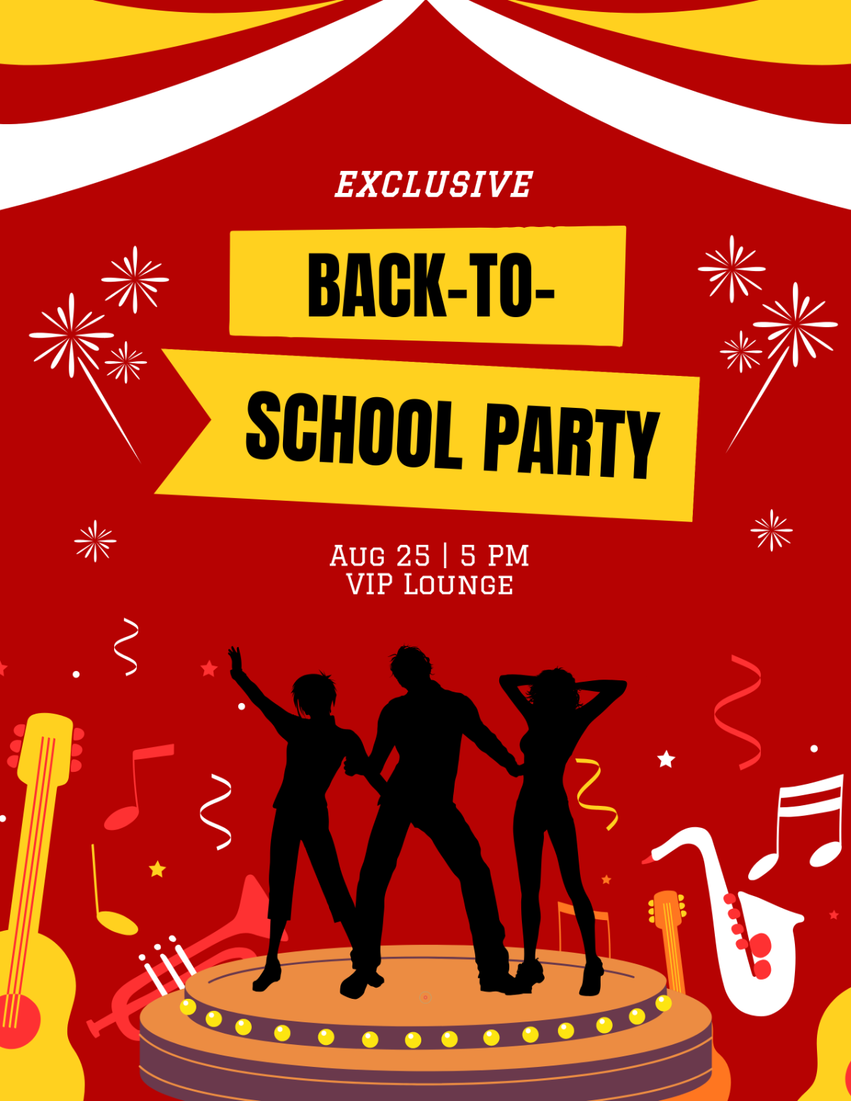 Free Exclusive Back To School Flyer Template to Edit Online