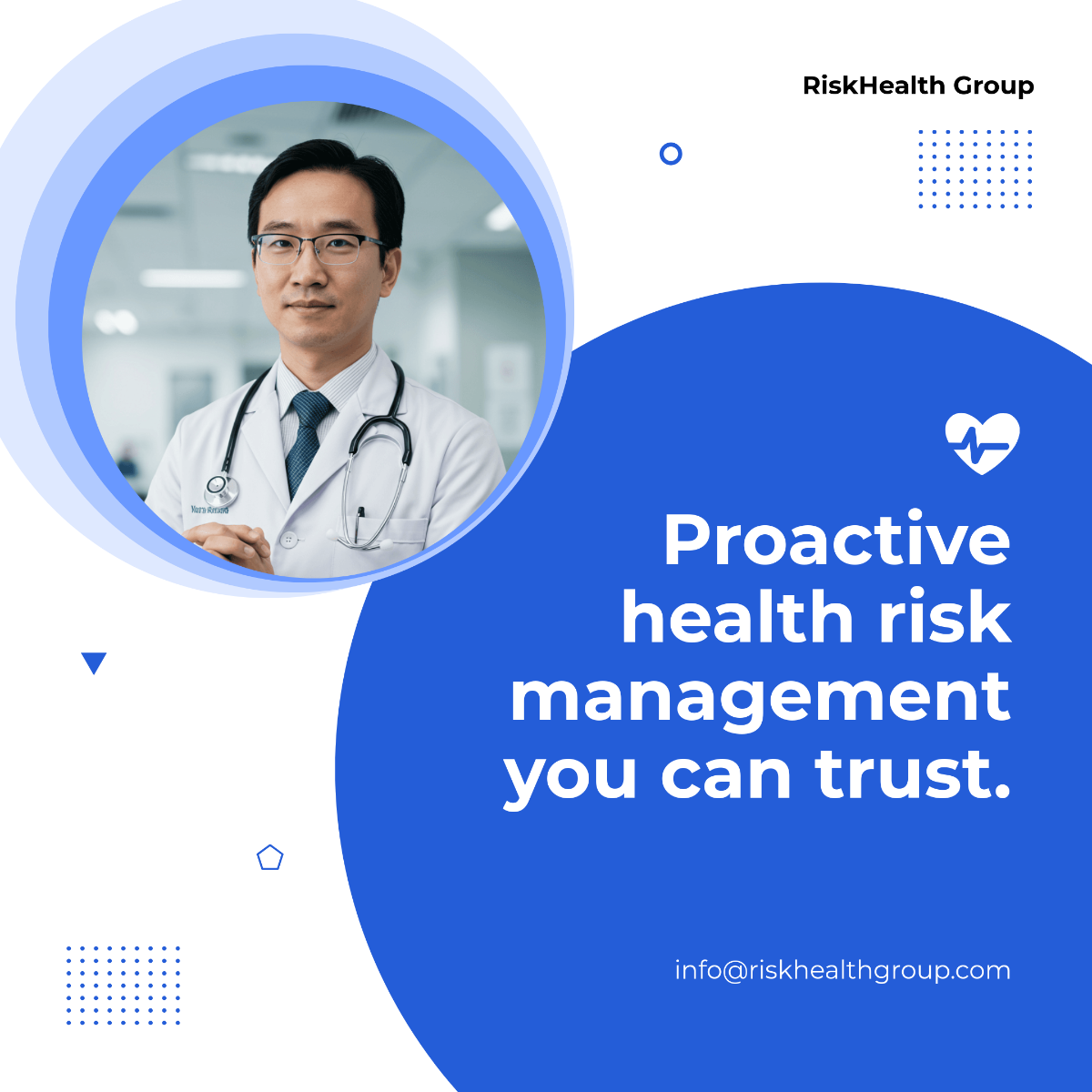 Free Health Risk Management Instagram Post Template to Edit Online