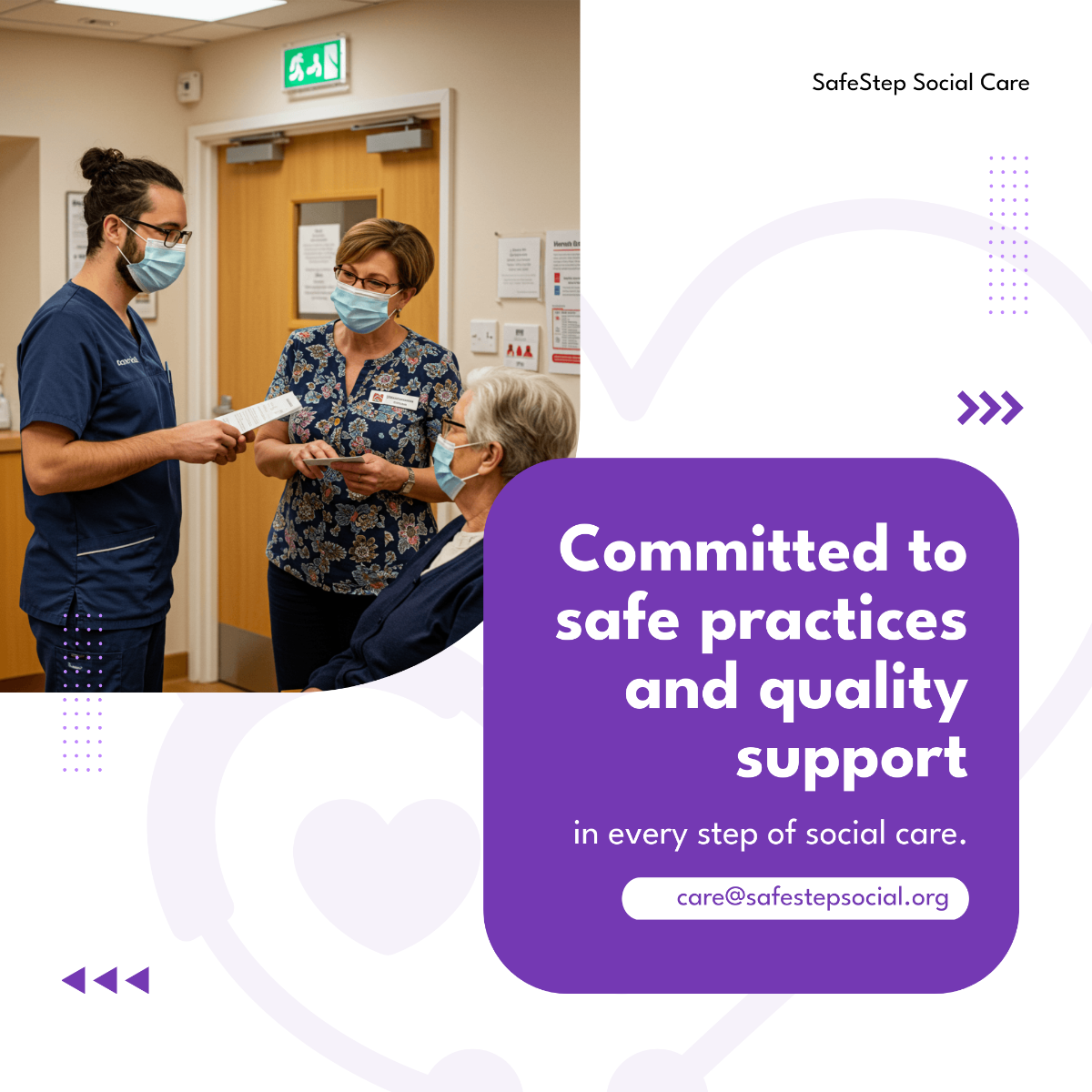 Free Social Care Safe Practices Instagram Post Template to Edit Online