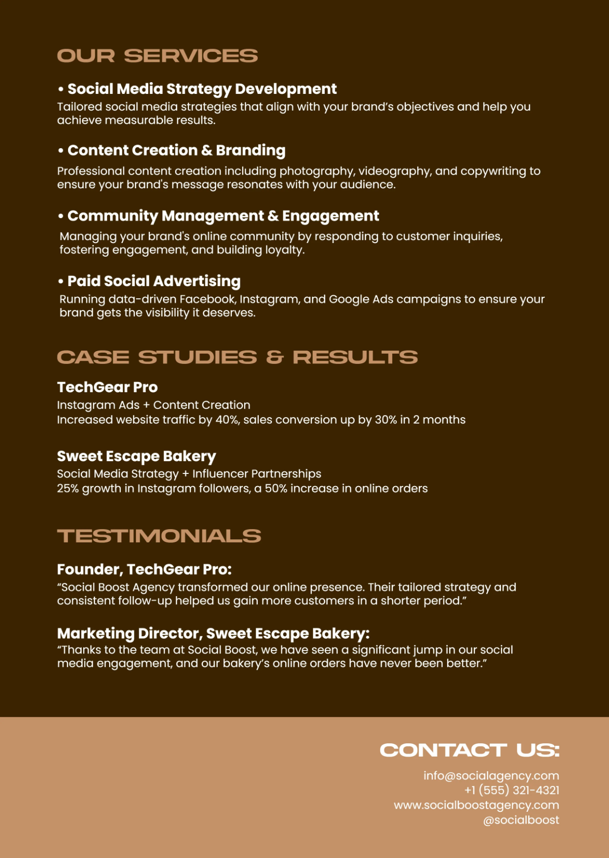 Free Social Media Kit Template to Edit Online