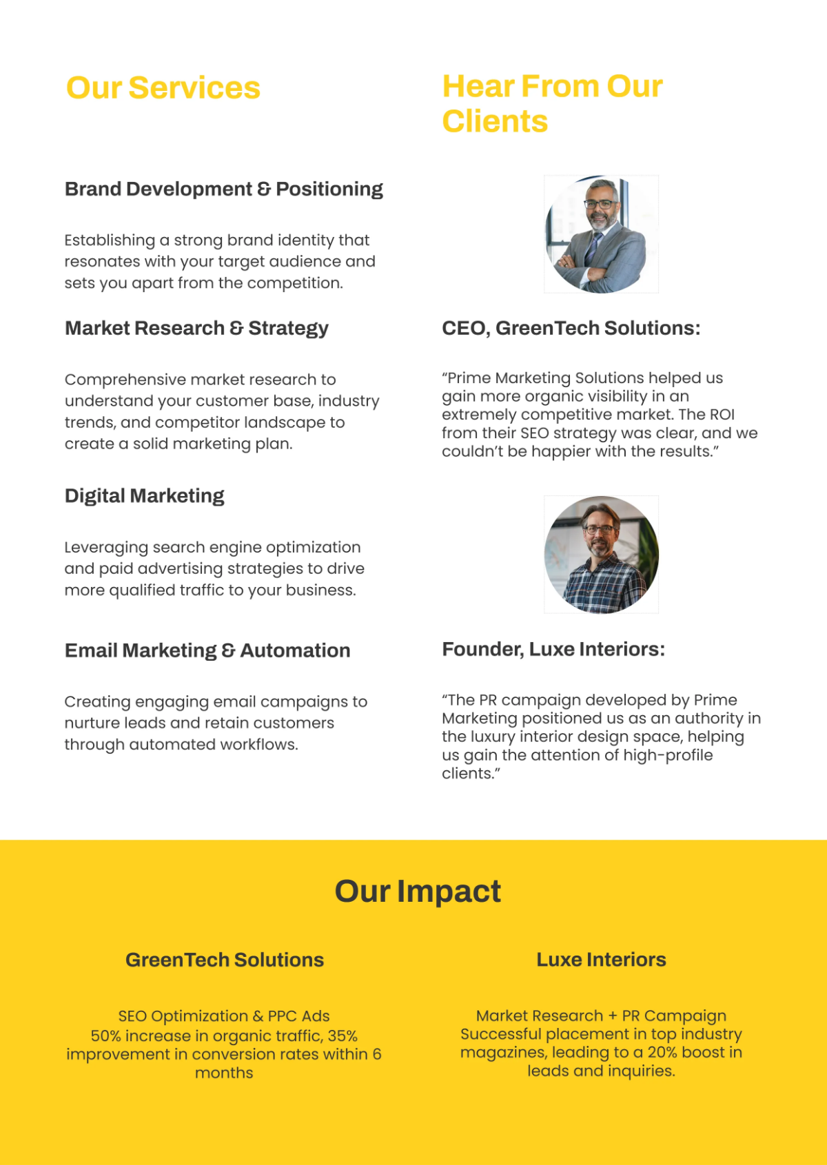 Free Professional Marketing Media Kit Template to Edit Online