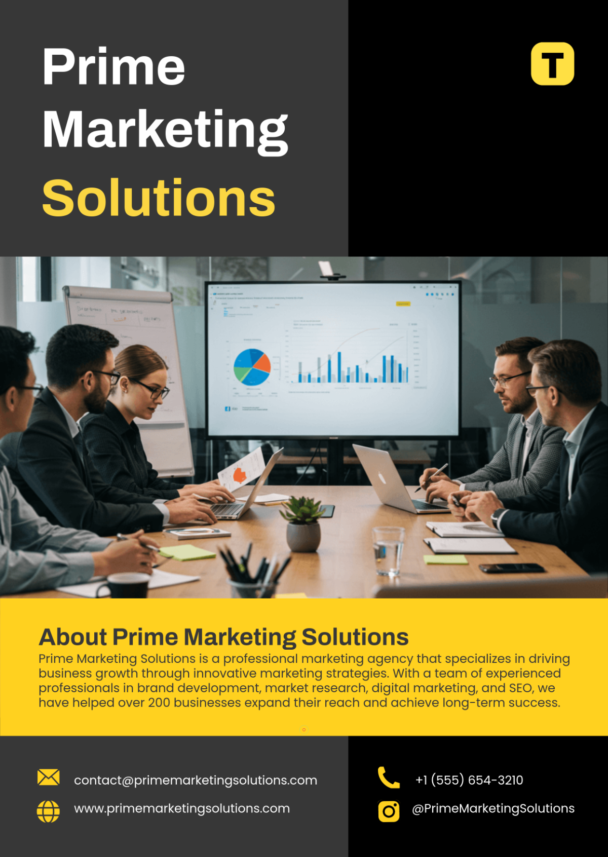 Free Professional Marketing Media Kit Template to Edit Online