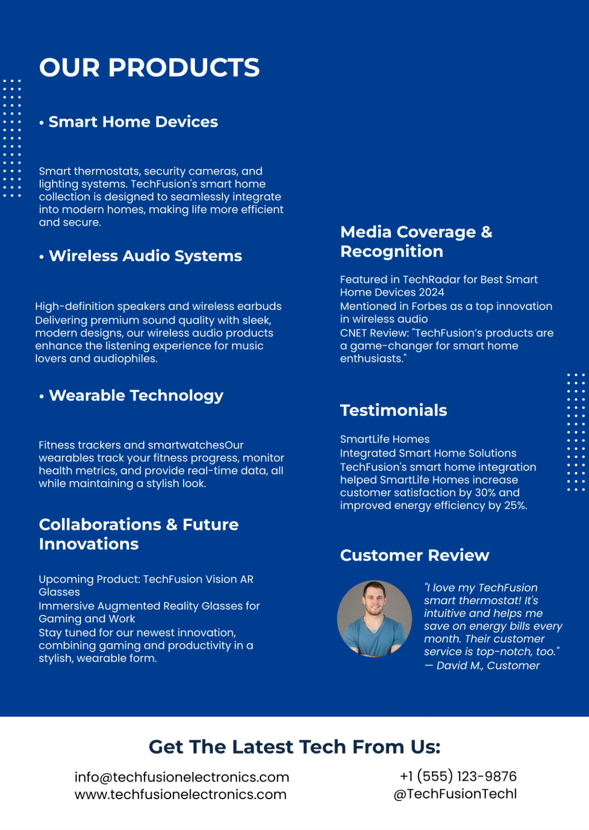 Free Creative Electronics Media Kit Template to Edit Online