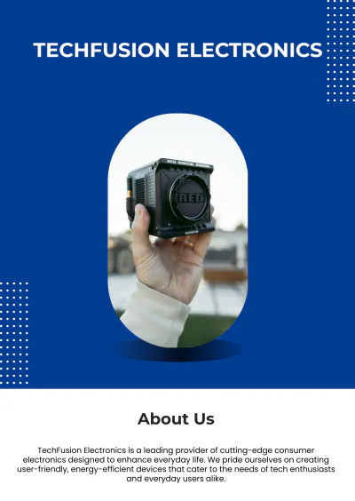Free Creative Electronics Media Kit Template to Edit Online