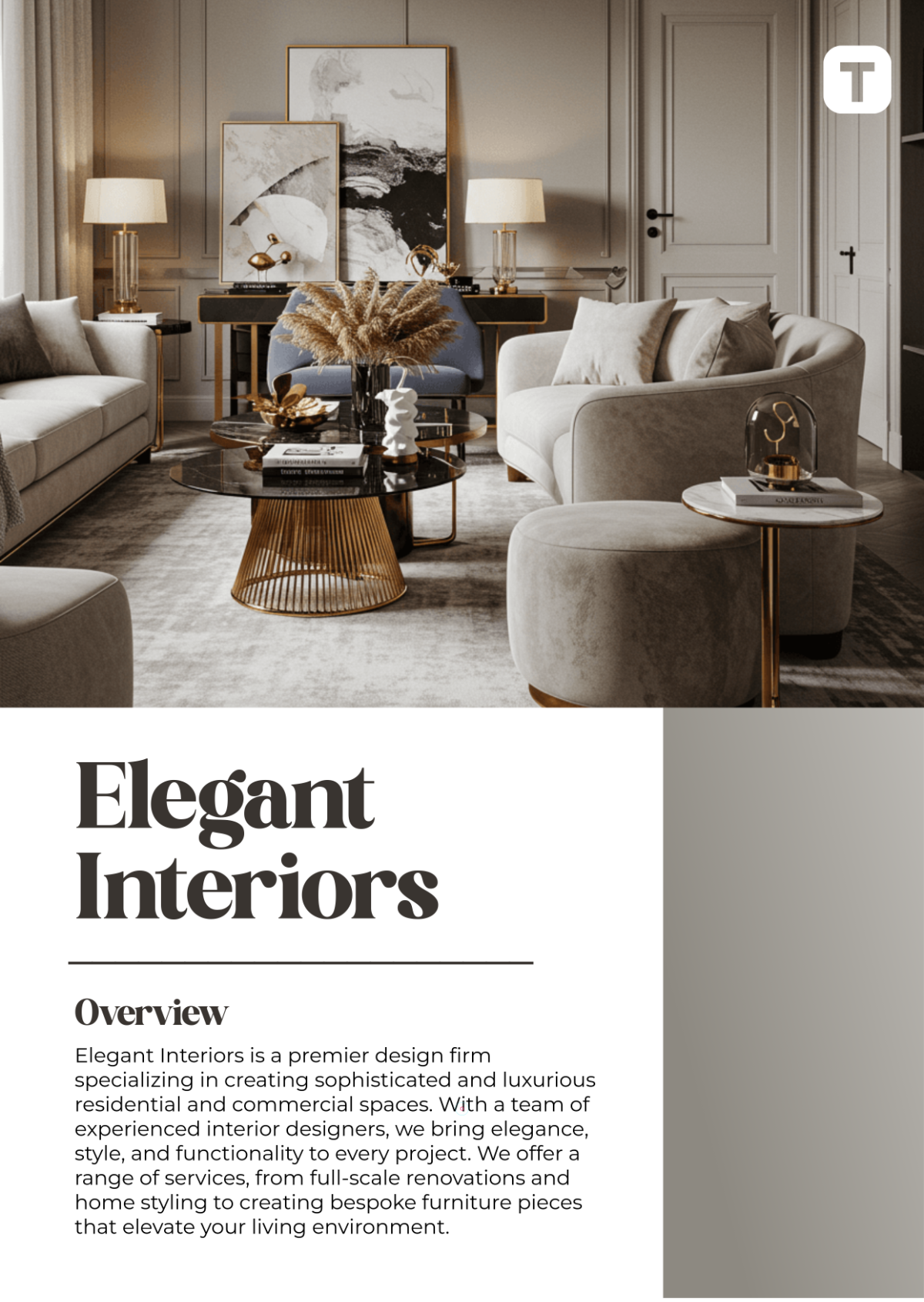 Free Elegant Media Kit Background Template to Edit Online