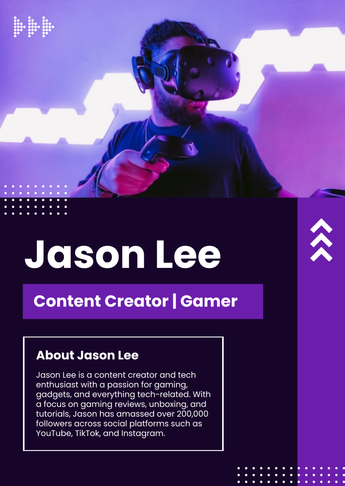 Free Content Creator Media Kit Template to Edit Online